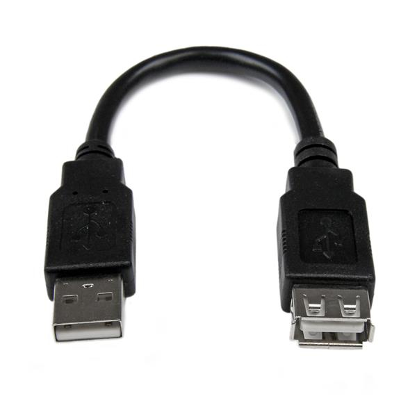 STARTECH.COM USB Extension Cable Fully Rated USB-a/ USB-a 6in