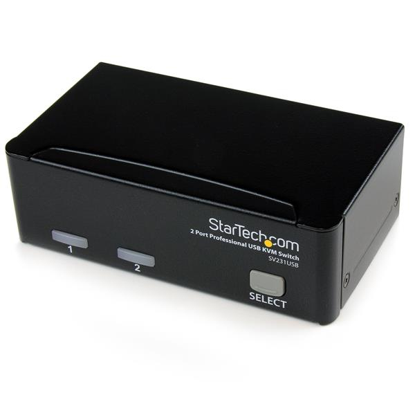 STARTECH.COM Professional KVM Switch Kit USB 2 Port With Cables