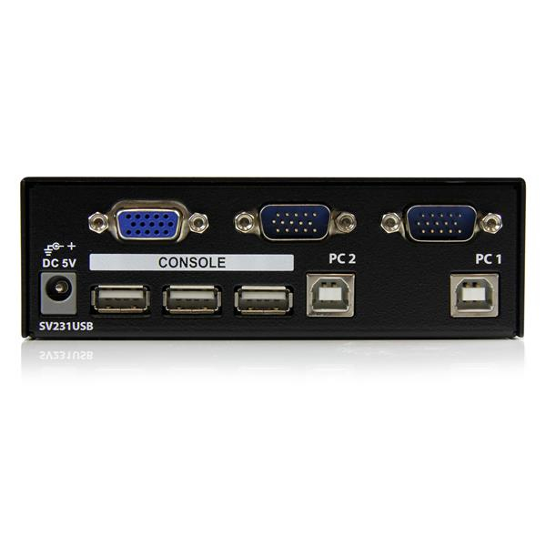 STARTECH.COM Professional KVM Switch Kit USB 2 Port With Cables
