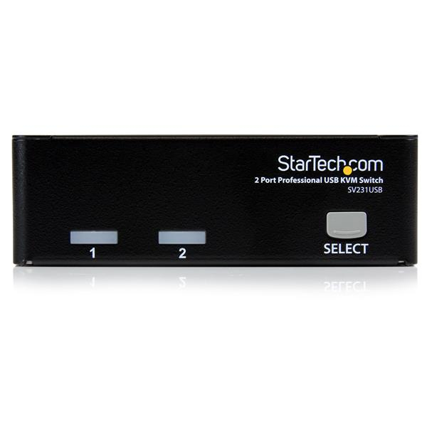 STARTECH.COM Professional KVM Switch Kit USB 2 Port With Cables