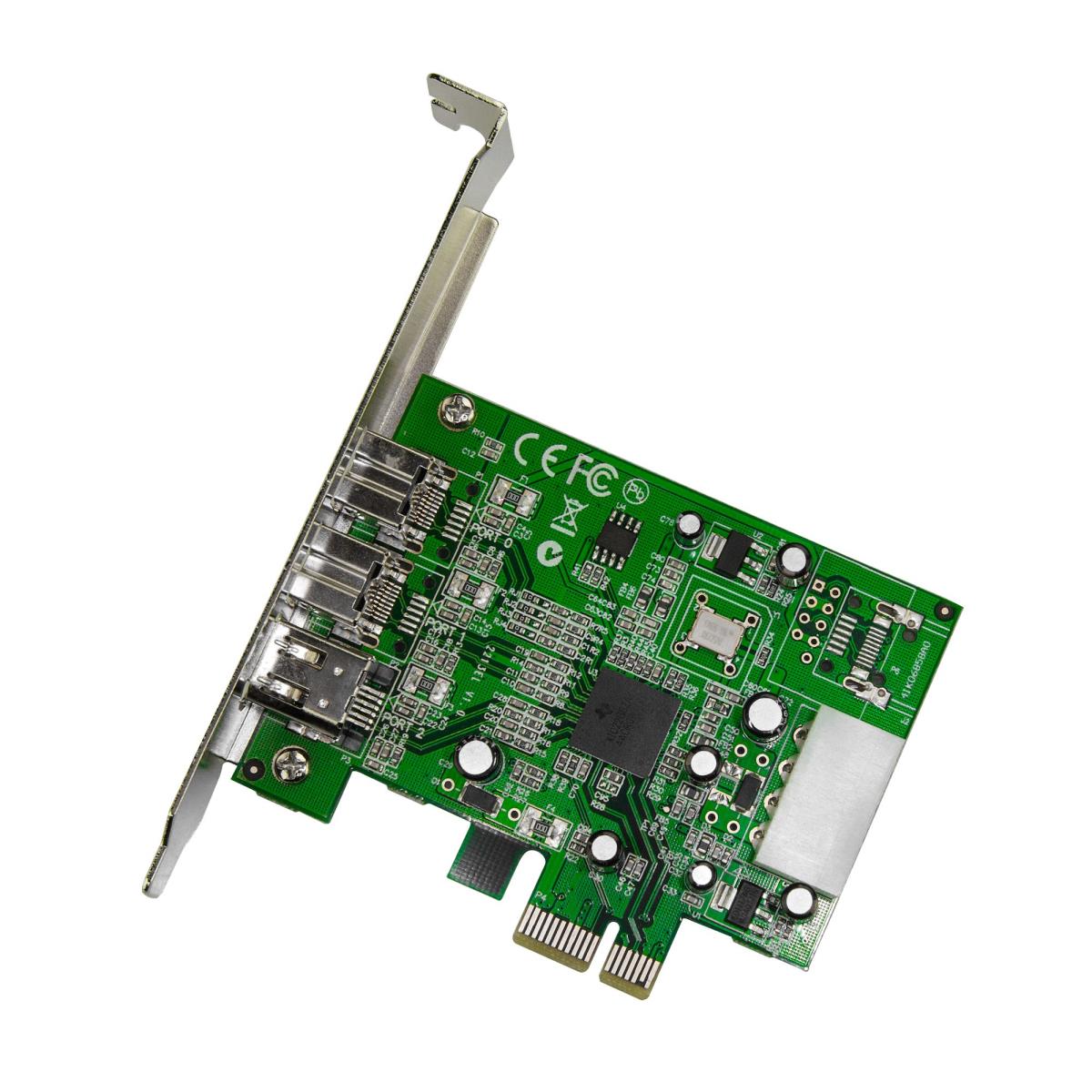 STARTECH.COM Firewire Card Adapter 3 Port 2b 1a 1394 Pci-e
