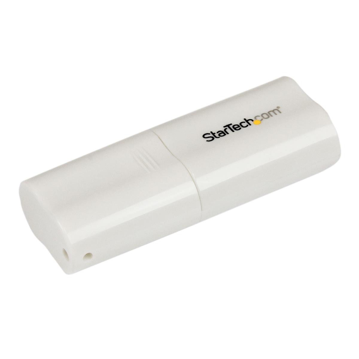 STARTECH.COM USB 2.0 To Audio Adapter - White