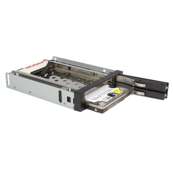 STARTECH.COM 3.5in Tray-less Dual 2.5in SATA Hd Hot-swap Bay