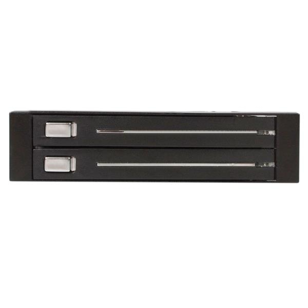 STARTECH.COM 3.5in Tray-less Dual 2.5in SATA Hd Hot-swap Bay