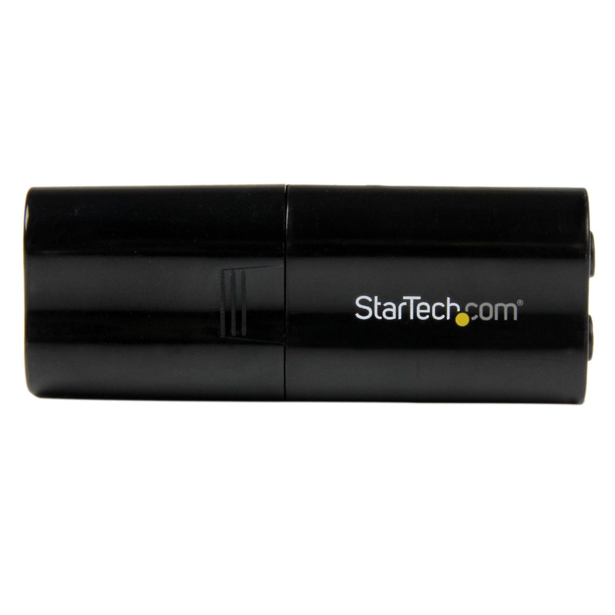 STARTECH.COM USB 2.0 To Audio Adapter - Black