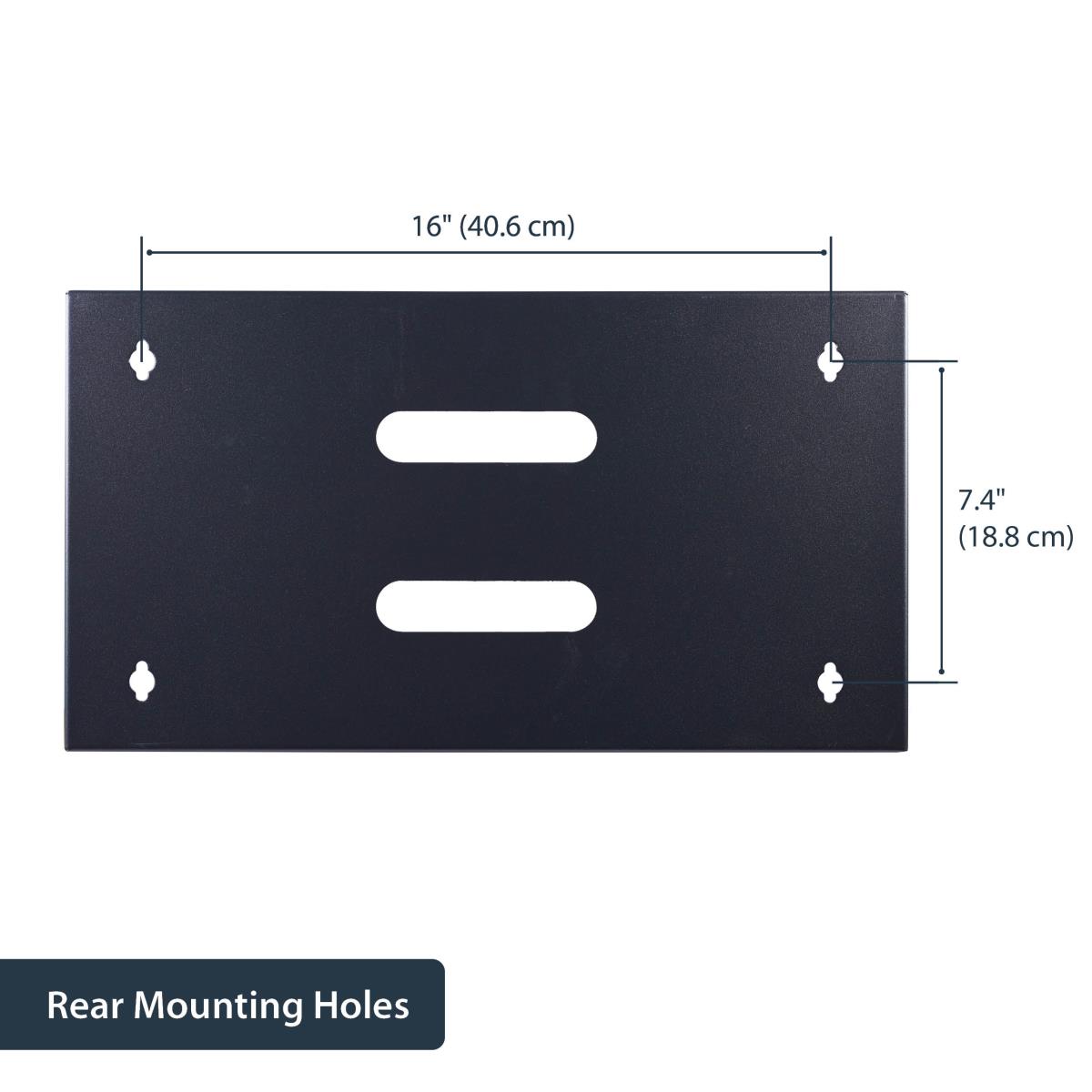 STARTECH.COM Wallmount Bracketfor 6u 19in Rack Equipment