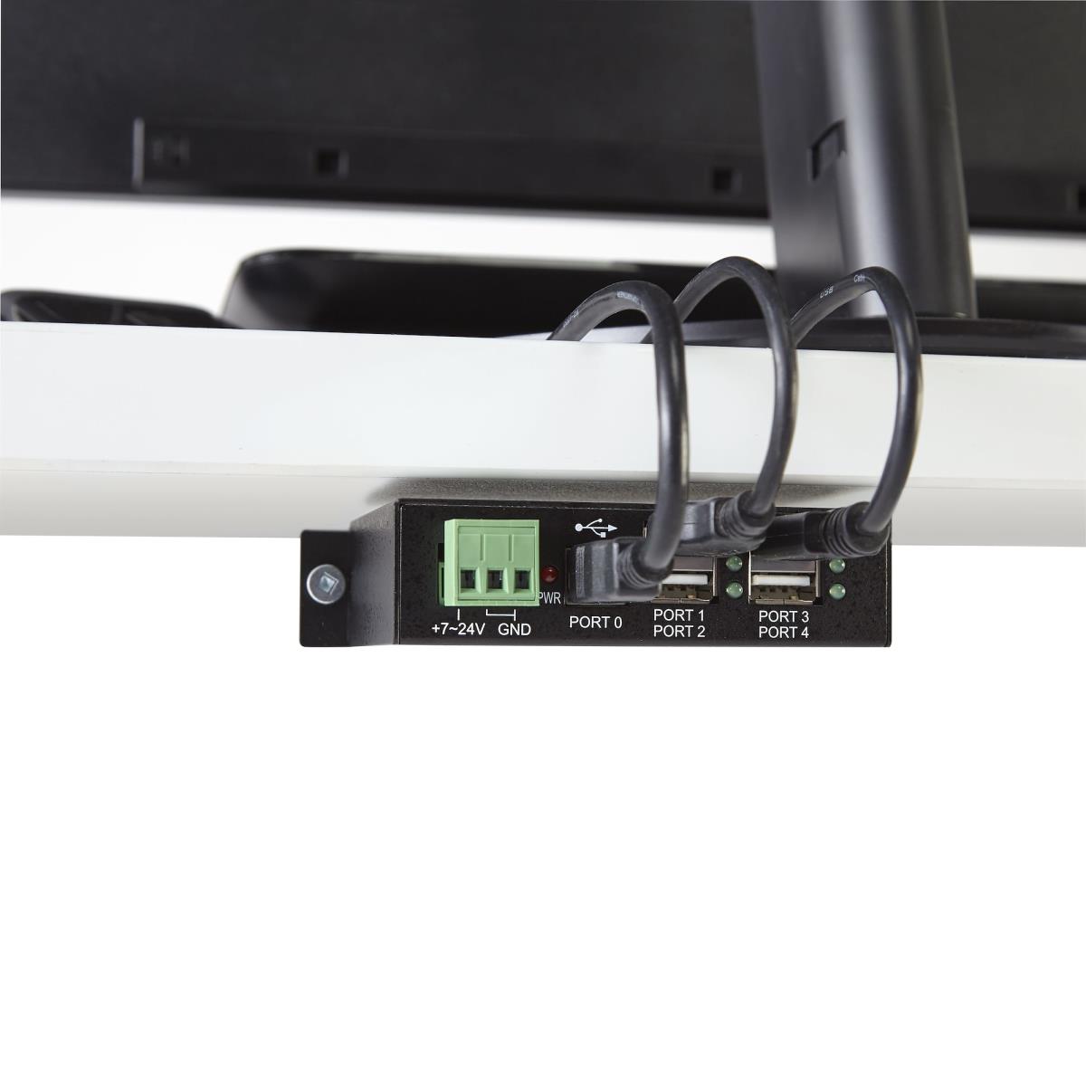 STARTECH.COM Mountable 4 Port Rugged Industrial USB Hub