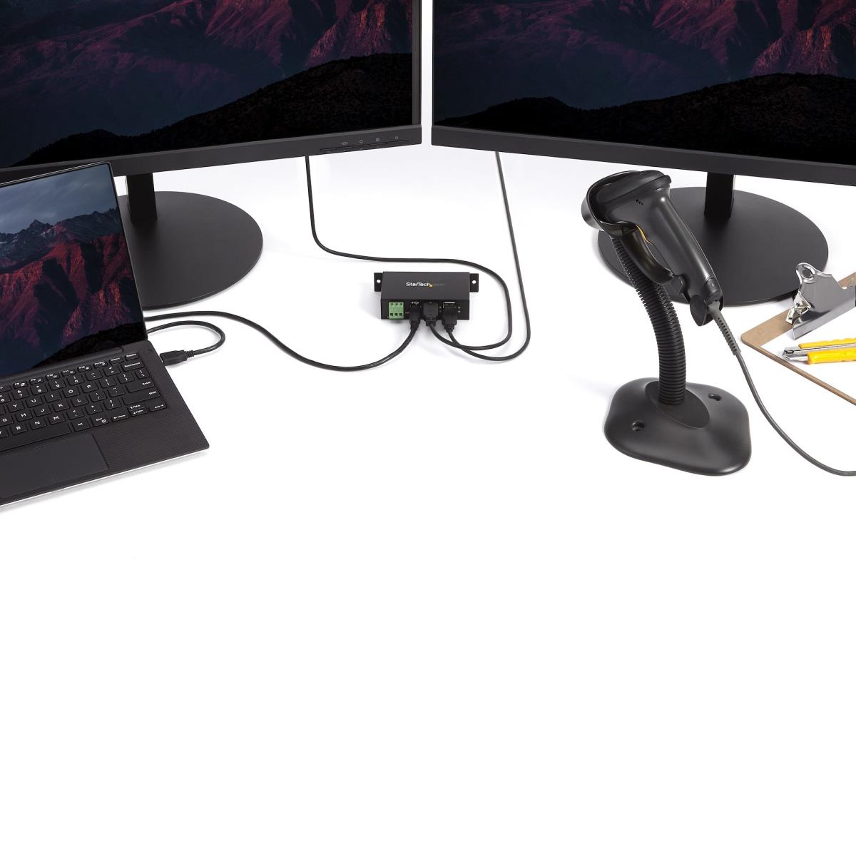 STARTECH.COM Mountable 4 Port Rugged Industrial USB Hub