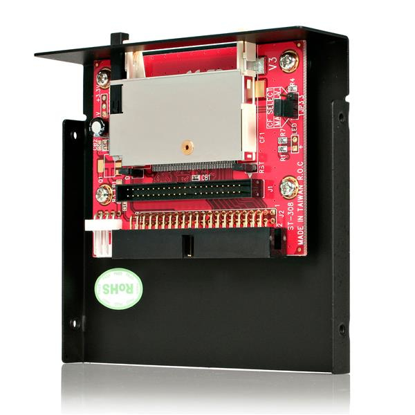 STARTECH.COM Drive Bay 3.5in Ide To Single Cf SSD Adapter Card Reader