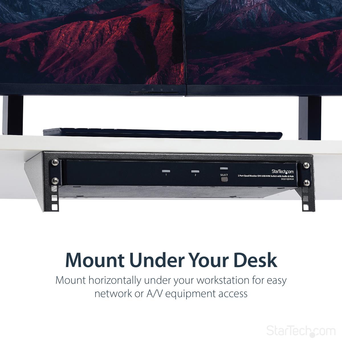 STARTECH.COM Steel Vertical Rack And Wall Mountable Server Rack 2u 19in Uk