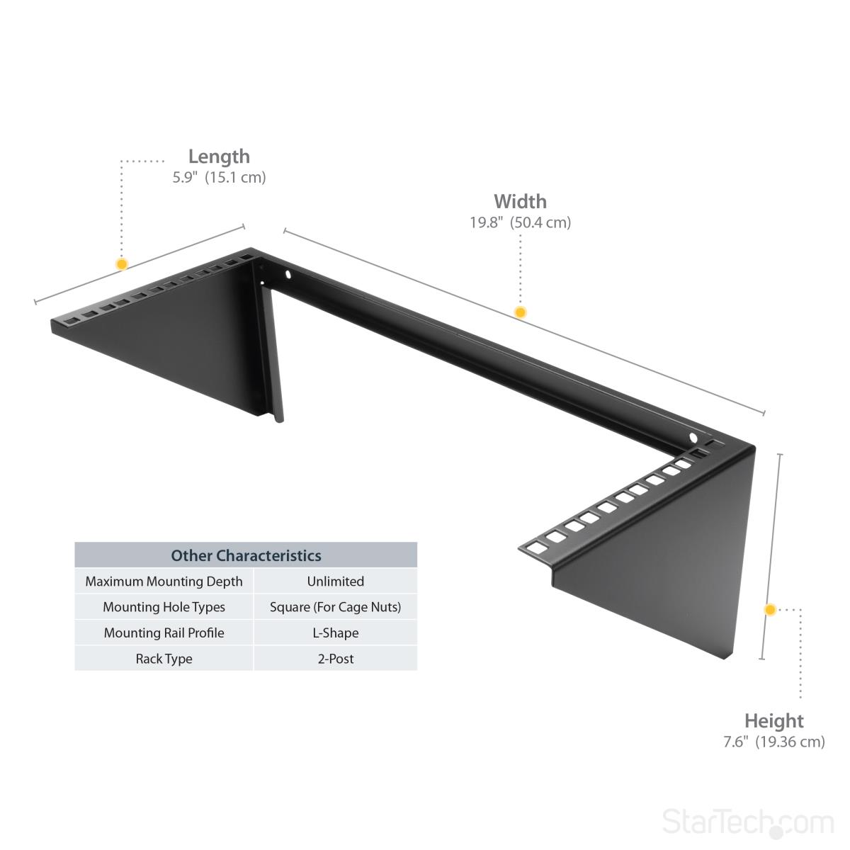 STARTECH.COM Steel Vertical Rack And Wall Mountable Server Rack 4u 19in