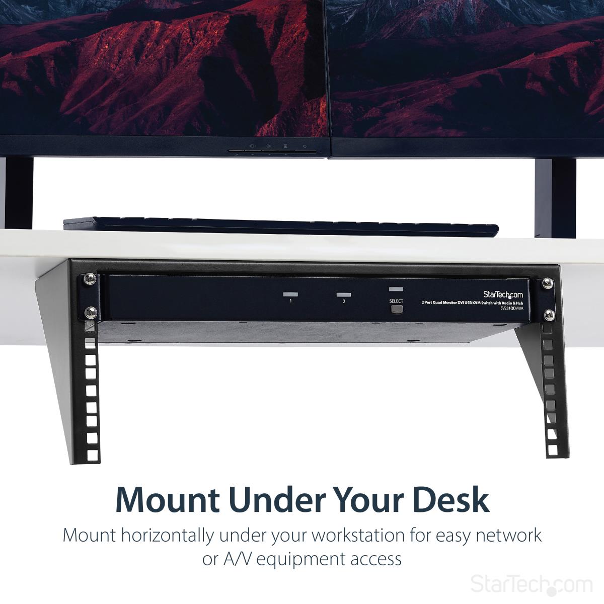 STARTECH.COM Steel Vertical Rack And Wall Mountable Server Rack 4u 19in