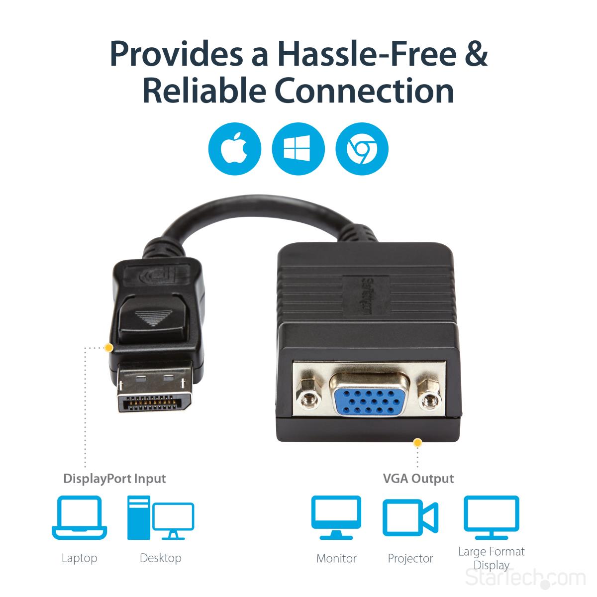 STARTECH.COM DisplayPort To Vga Video Adapter Converter - Dp2vga