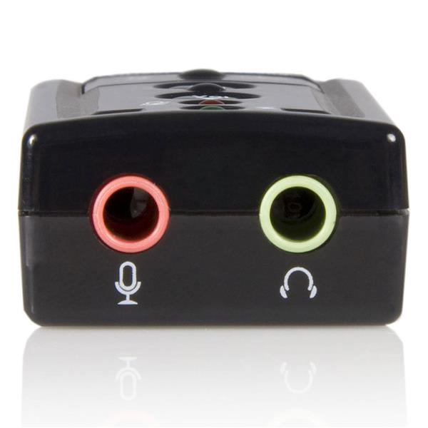 STARTECH.COM Virtual 7.1 USB Stereo Audio Adapter External Sound Card - IcUSBaudio7