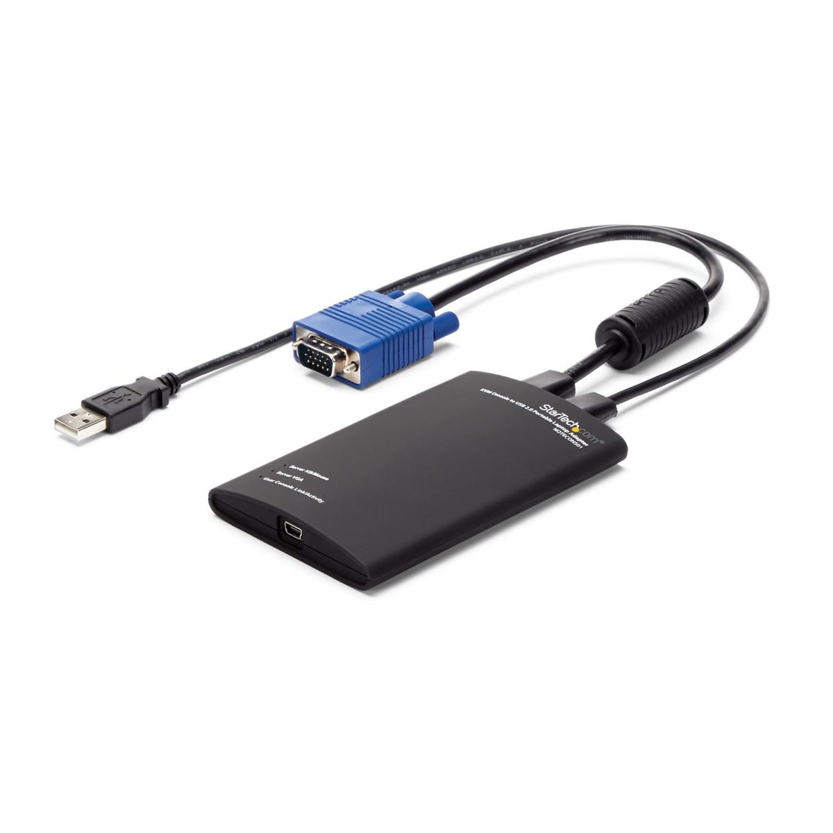 STARTECH.COM KVM Console To USB 2.0 Portable Laptop Crash Cart Adapter - Notecons01