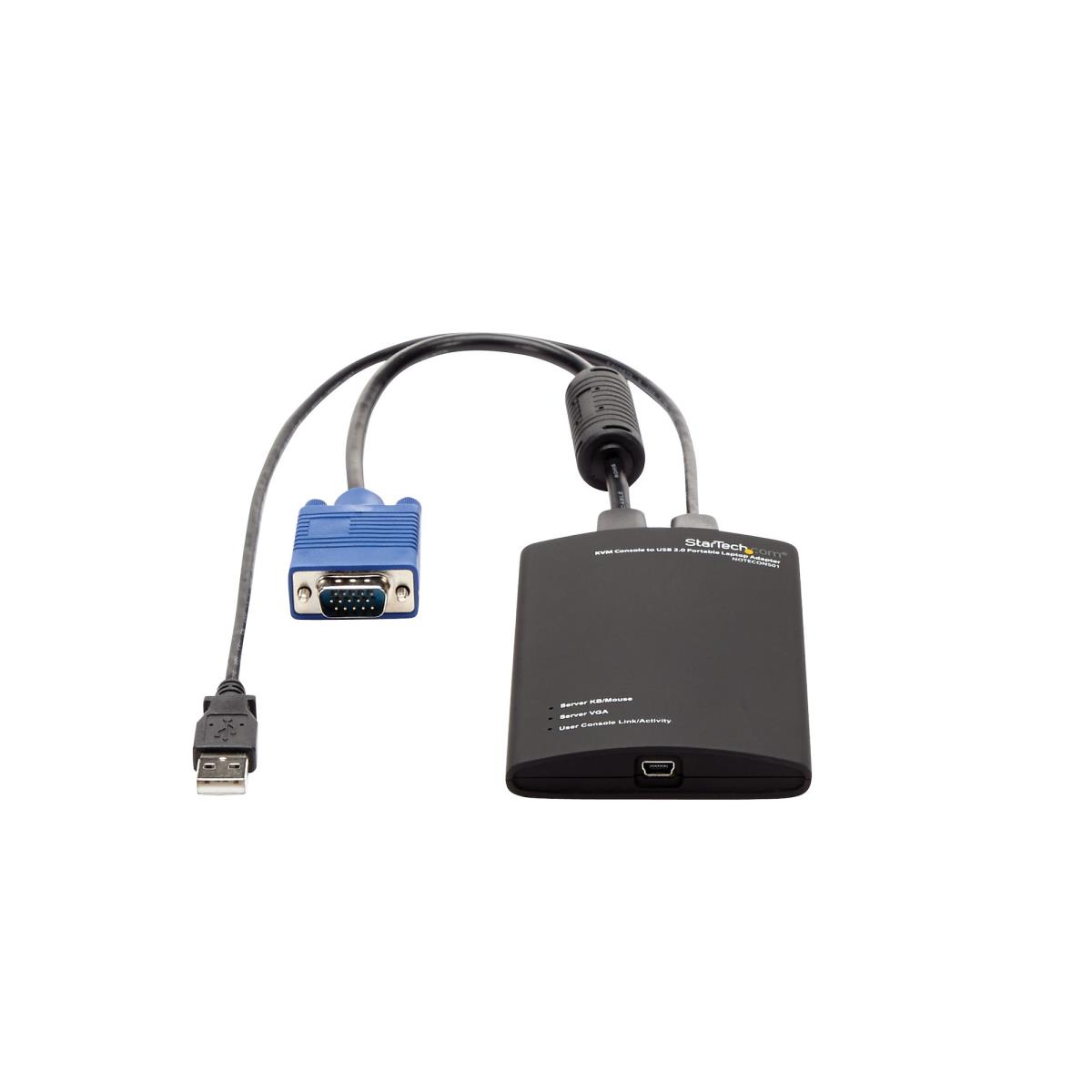 STARTECH.COM KVM Console To USB 2.0 Portable Laptop Crash Cart Adapter - Notecons01