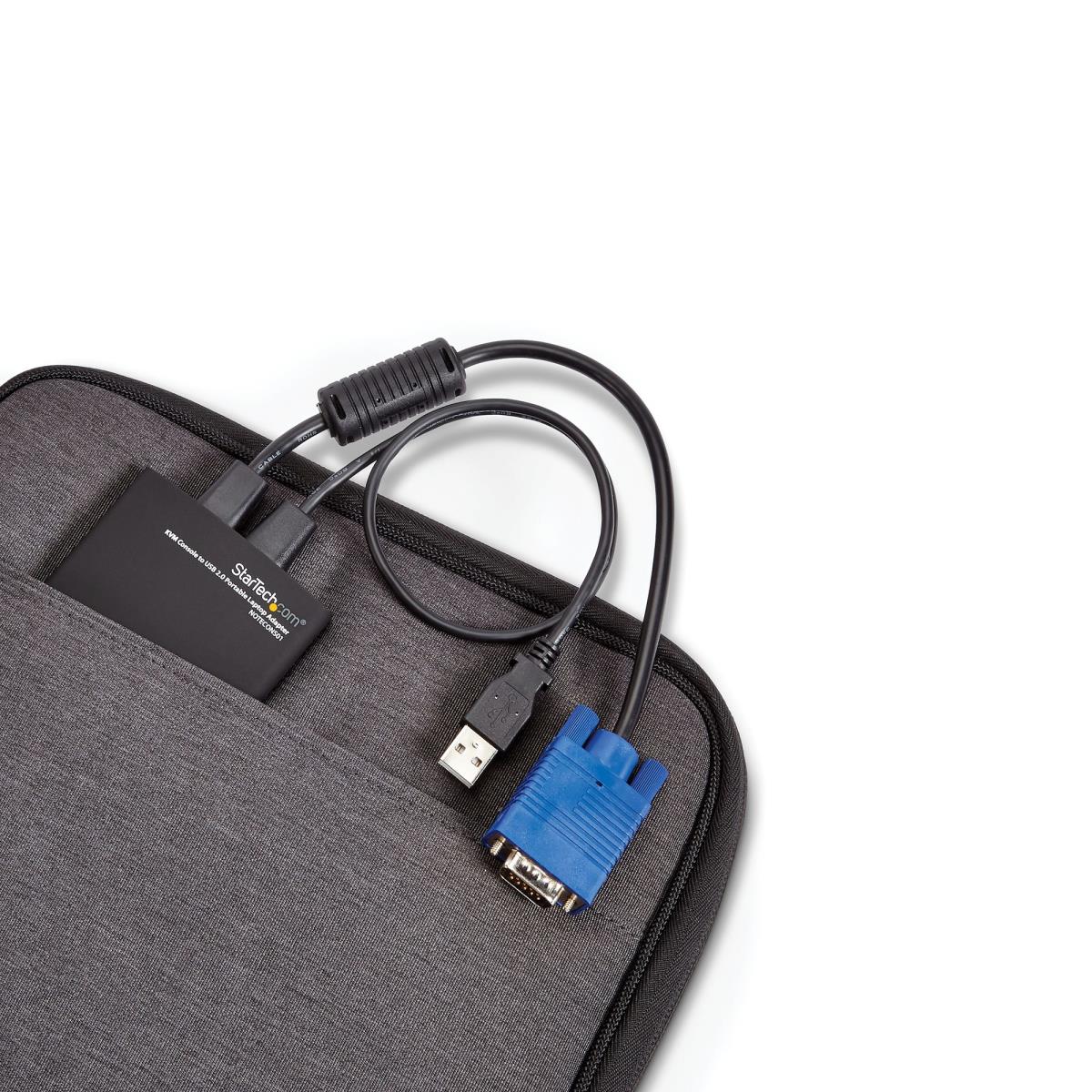 STARTECH.COM KVM Console To USB 2.0 Portable Laptop Crash Cart Adapter - Notecons01