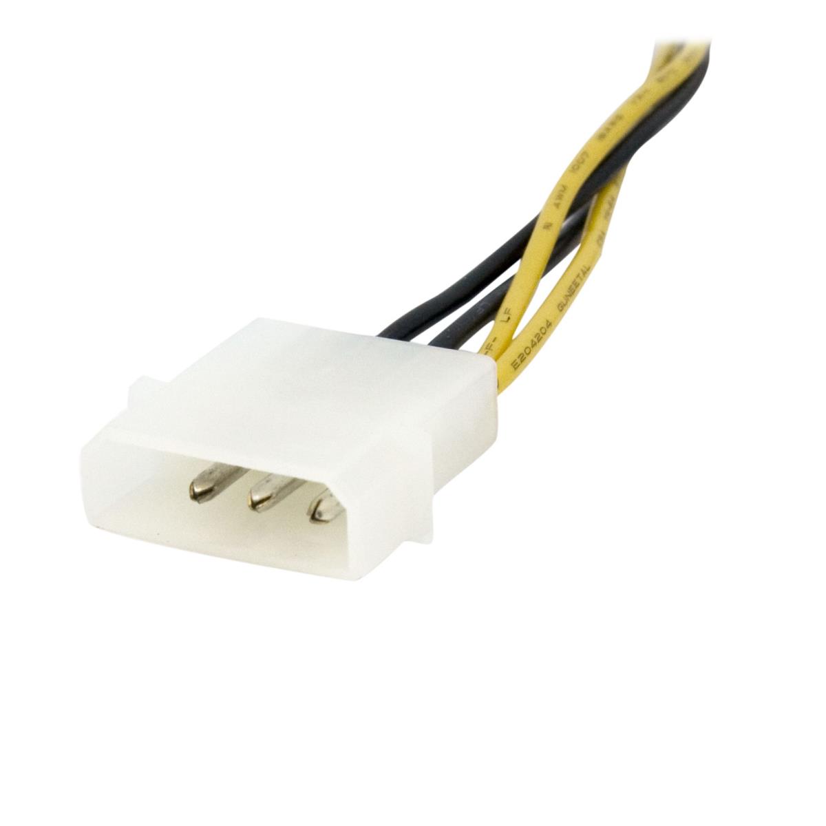STARTECH.COM Cable Adapter 6in 4 Pin To 8 Pin Eps Power With Low Profile4 F/m