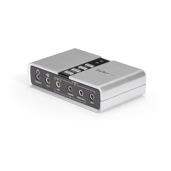 STARTECH.COM Audio Adapter External Sound Card 7.1 USB
