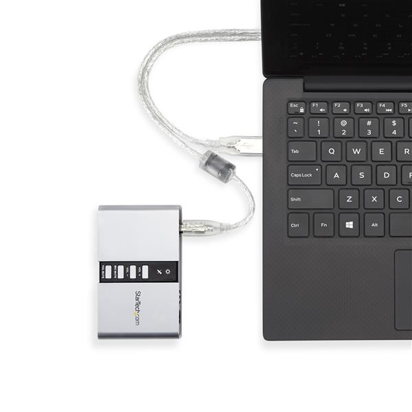 STARTECH.COM Audio Adapter External Sound Card 7.1 USB