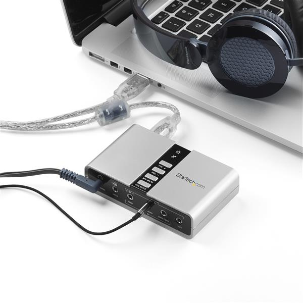 STARTECH.COM Audio Adapter External Sound Card 7.1 USB