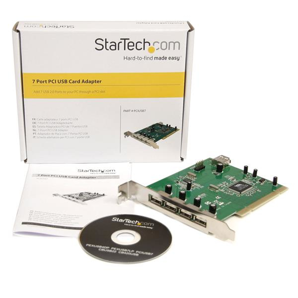 STARTECH.COM PCI USB Card Adapter 7 Port