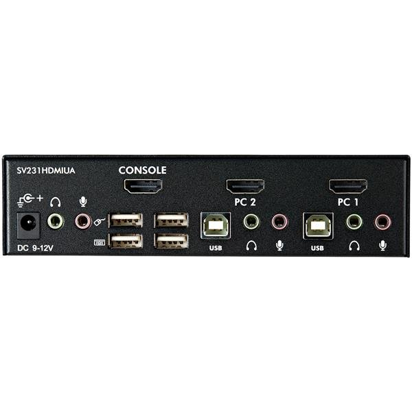 STARTECH.COM KVM Switch 2 Port USB/ Hdmi With Audio And USB 2.0 Hub