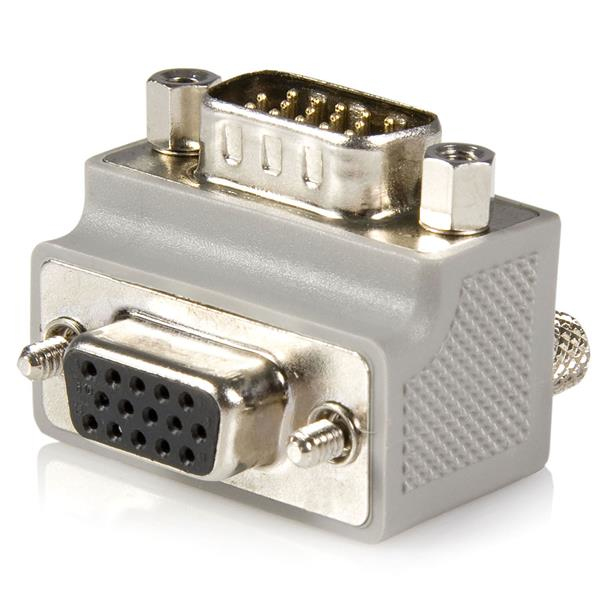 STARTECH.COM Vga To Vga Cable Adapter Right Angle Type 2 - M/f
