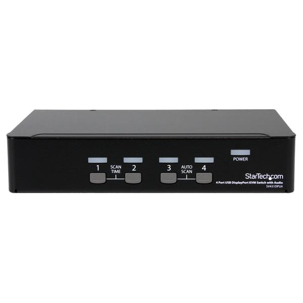 STARTECH.COM KVM Switch - DisplayPort USB With Audio 4 Port