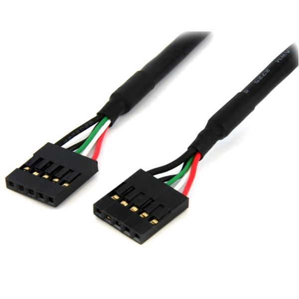 STARTECH.COM Motherboard Header Cable F/ F Internal 5 Pin USB Idc 45cm