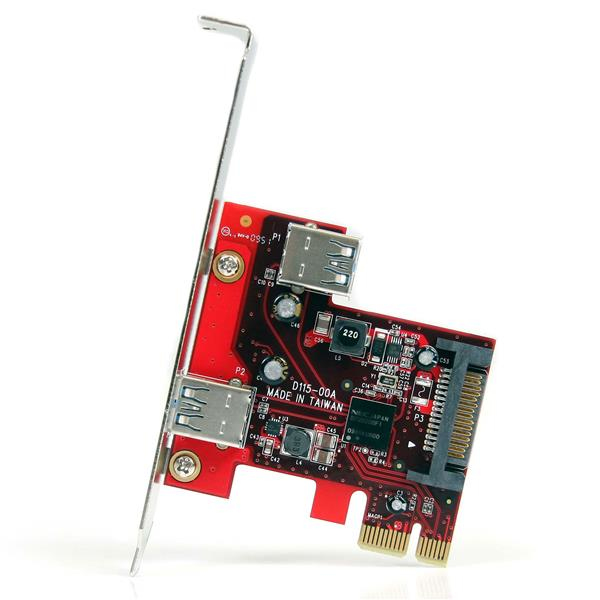 STARTECH.COM Pci-e USB 3.0 Card 1 Internal 1 External 2 Port