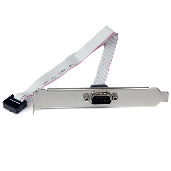 STARTECH.COM 9 Pin Serial Male To 10 Pin Motherboard Header Slot Plate 16in