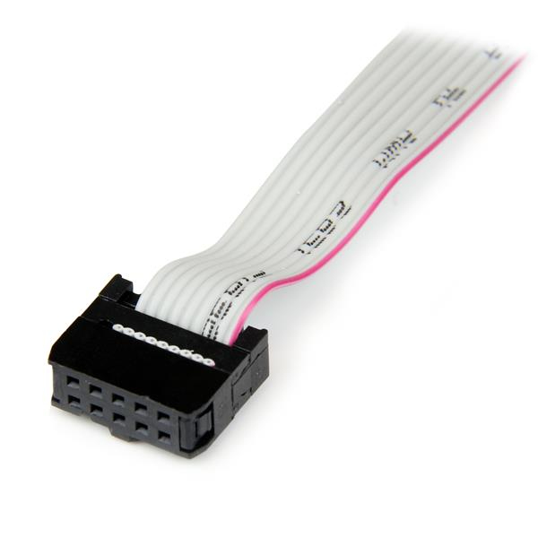 STARTECH.COM 9 Pin Serial Male To 10 Pin Motherboard Header Slot Plate 16in