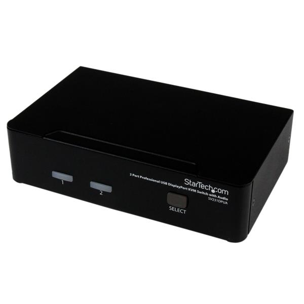 STARTECH.COM KVM Switch Professional USB Display With Audio 2 Port