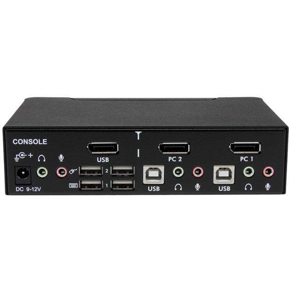 STARTECH.COM KVM Switch Professional USB Display With Audio 2 Port