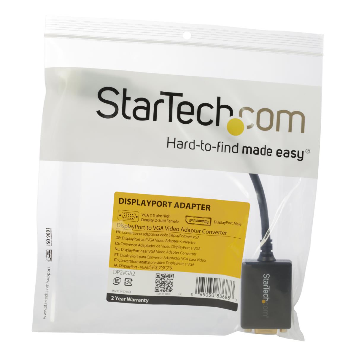 STARTECH.COM DisplayPort To Vga Video Adapter Converter 30cm - Dp2vga2