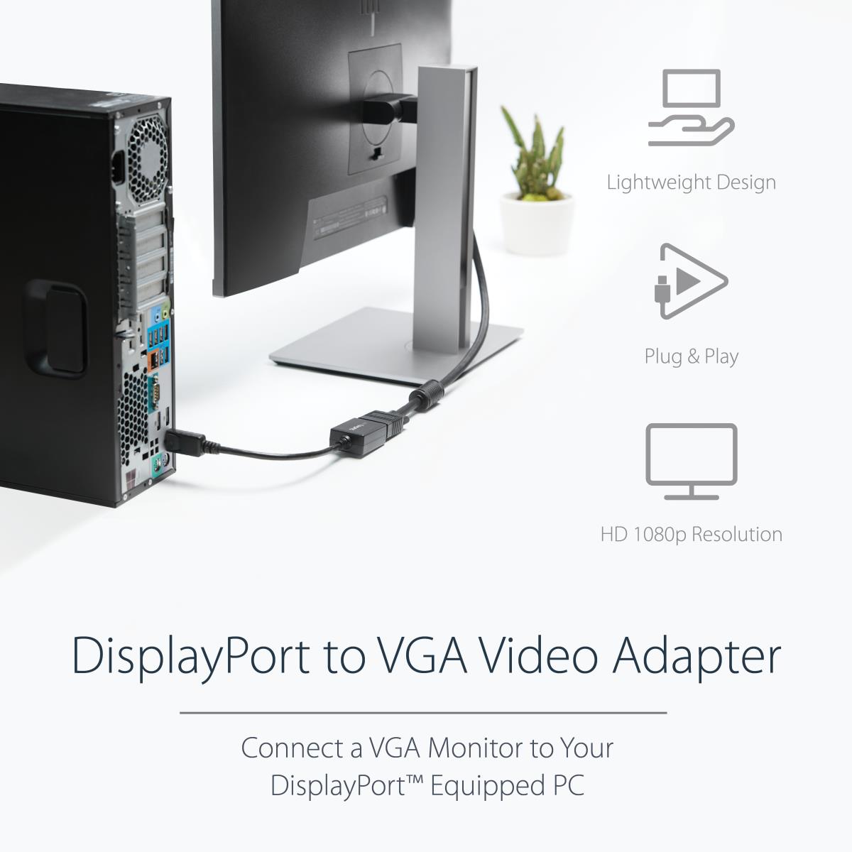 STARTECH.COM DisplayPort To Vga Video Adapter Converter 30cm - Dp2vga2