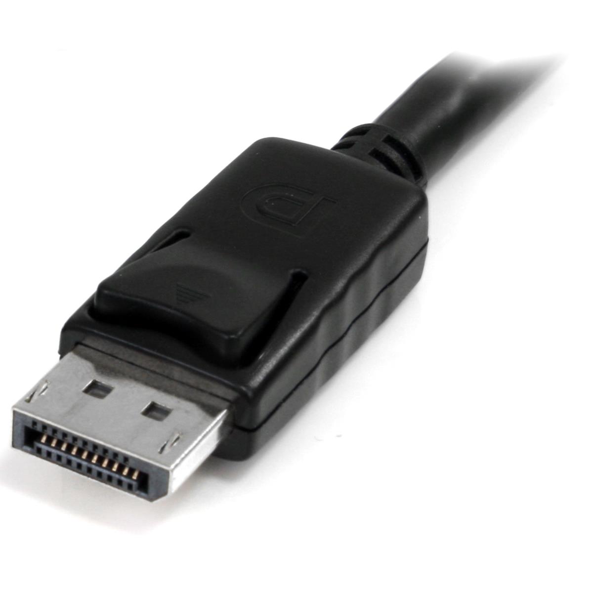 STARTECH.COM Powered DisplayPort Panel Mount Cable With Power 1m