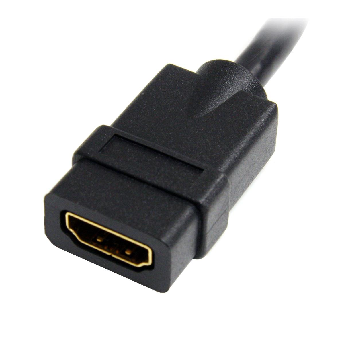 STARTECH.COM Hdmi Port Saver Digital Vid Cable M/f 6in