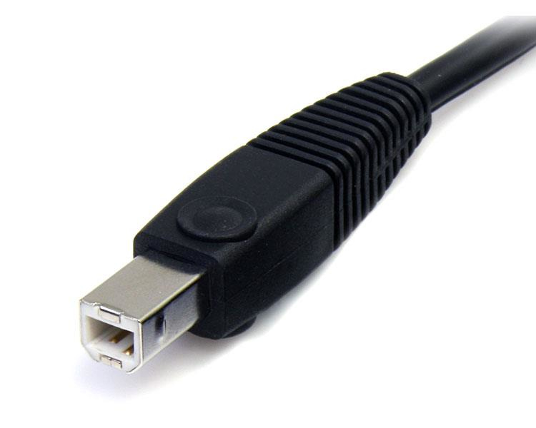 STARTECH.COM Cable For KVM DisplayPort 4-in-1 USB - Audio & Microphone