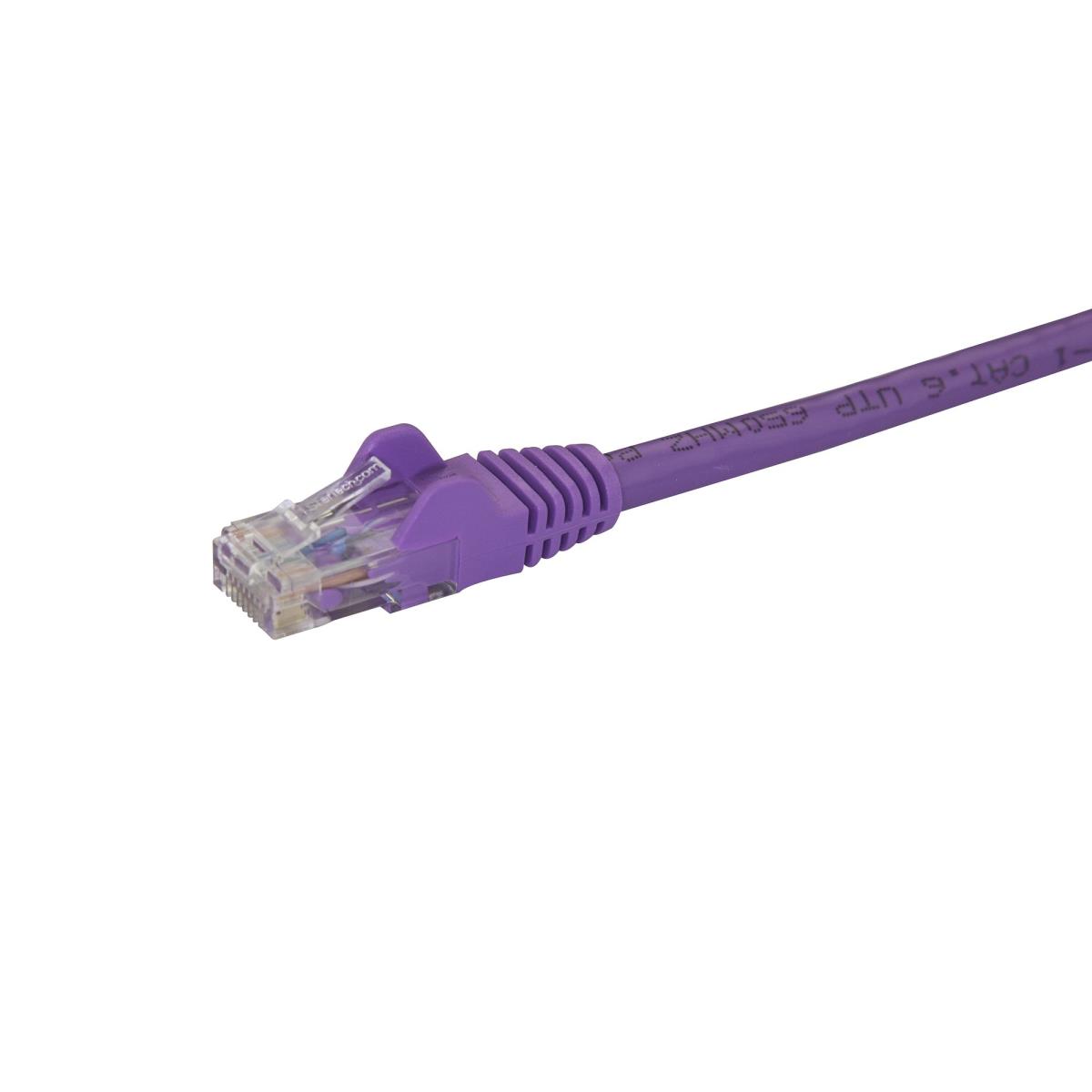 STARTECH.COM Patch Cable - CAT6 - Utp - Snagless - 23m - Purple - Etl Verified