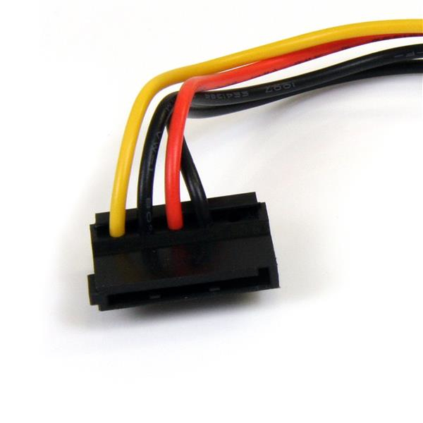 STARTECH.COM Power Cable Adapter Molex To Right Angle SATA 6in 4 Pin