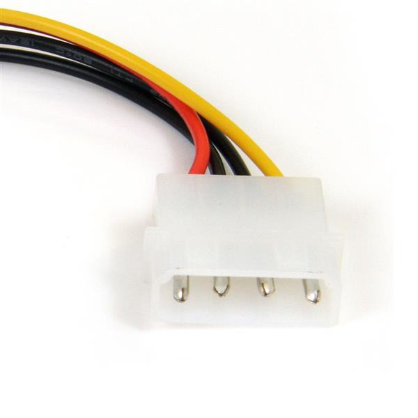 STARTECH.COM Power Cable Adapter Molex To Right Angle SATA 6in 4 Pin