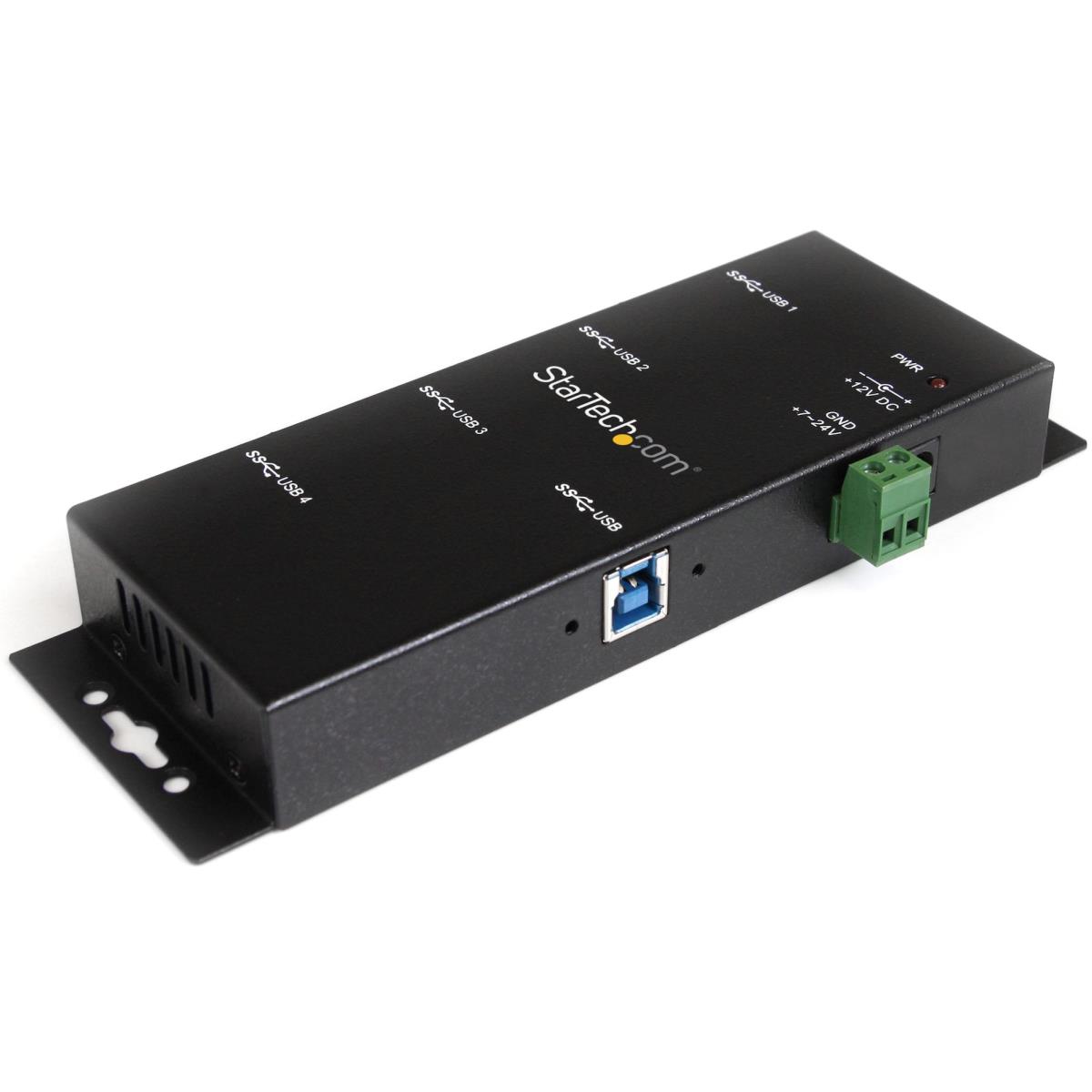 STARTECH.COM Mountable 4 Port Rugged Indstrl Superspeed USB3.0 Hub