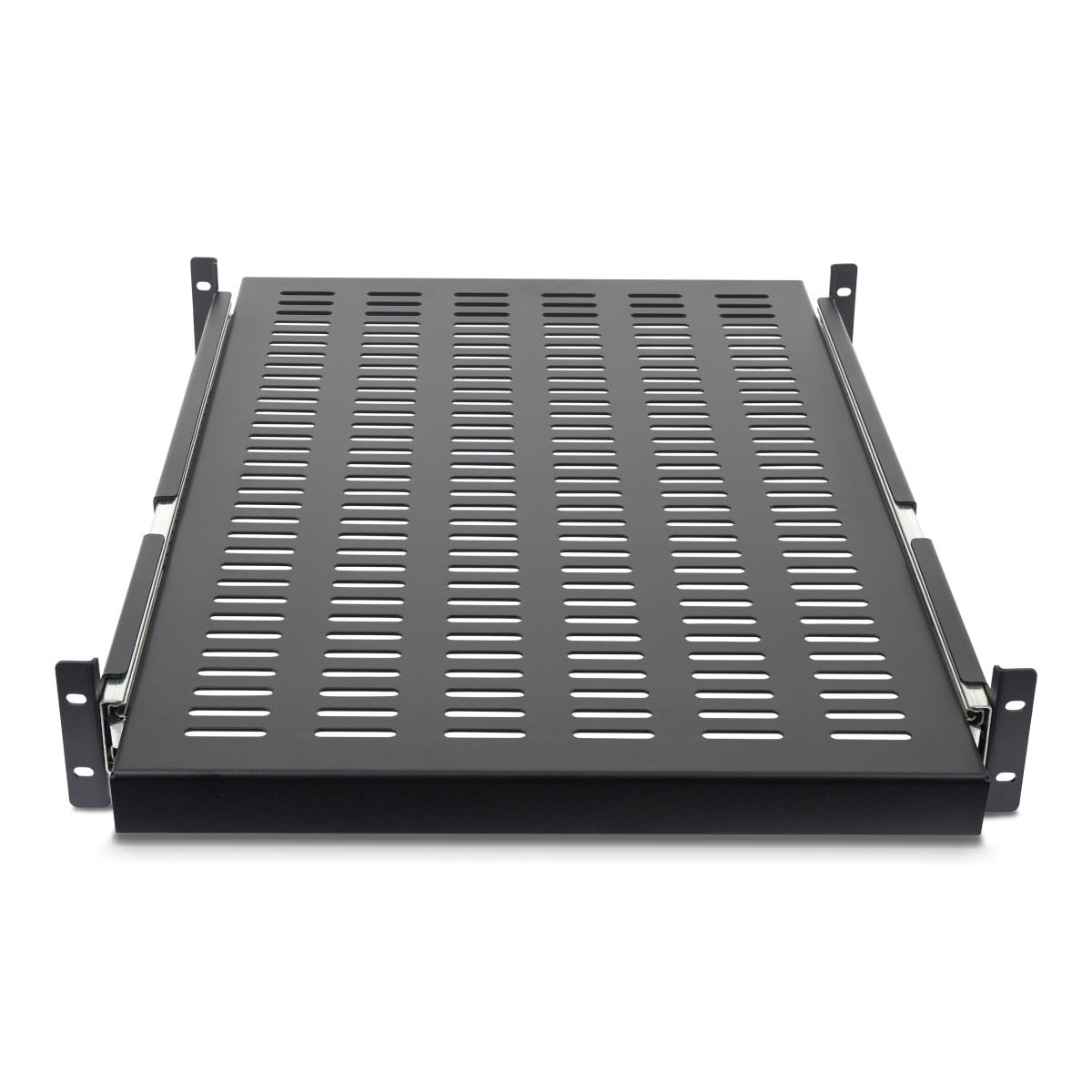 STARTECH.COM Vented Adjustable Depth Sliding Server Rack Cabinet Shelf 19in