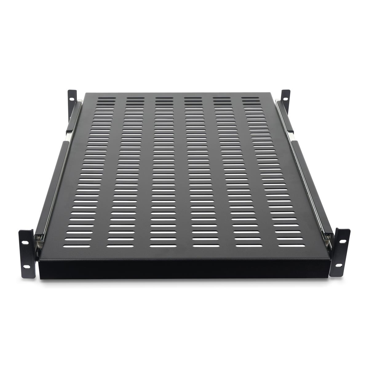 STARTECH.COM Vented Adjustable Depth Sliding Server Rack Cabinet Shelf 19in
