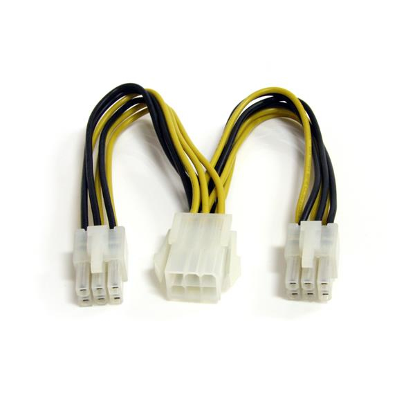 STARTECH.COM Pci-e Power Splitter Cable 6in