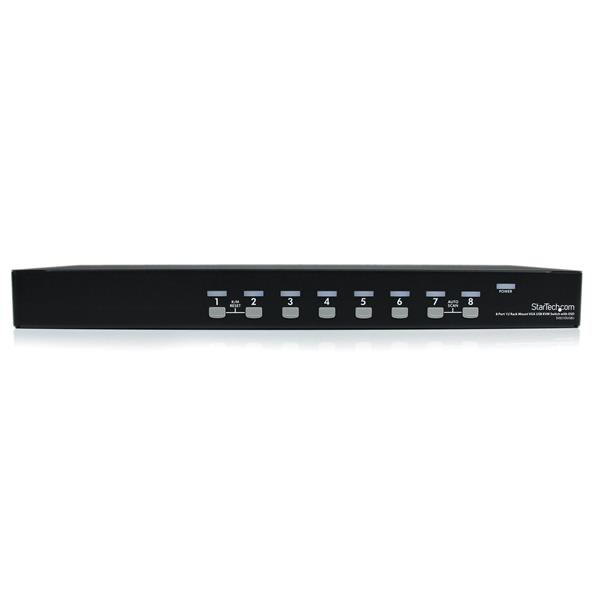 STARTECH.COM KVM Switch 8 Port 1u Rack Mount USB With Osd