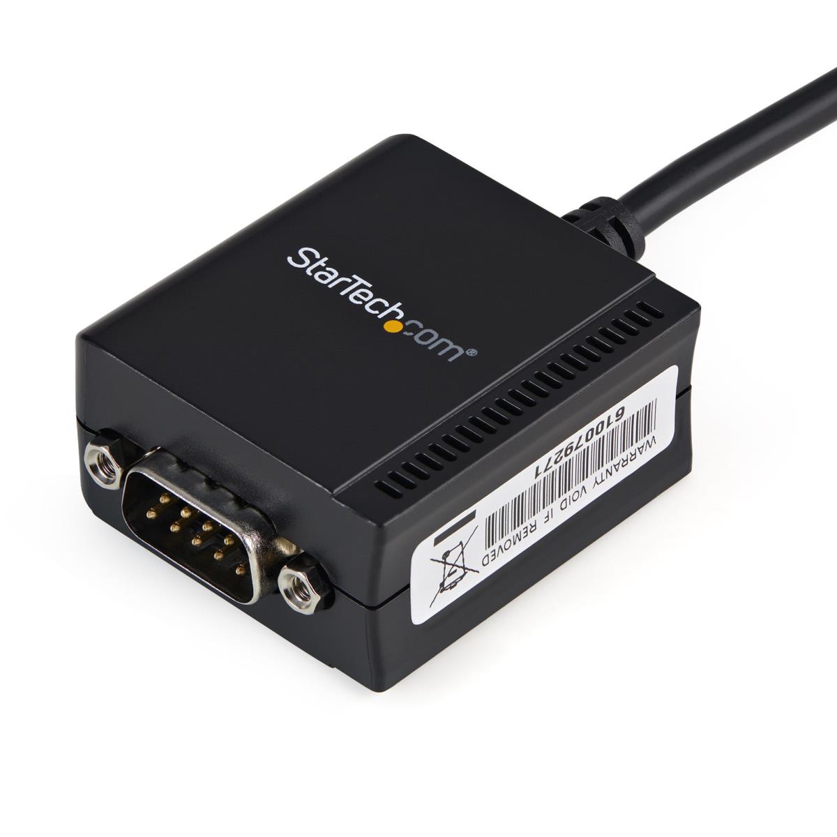 STARTECH.COM Ftdi USB To Serial Rs232 Adapter Cable With Com Retention 1 Port