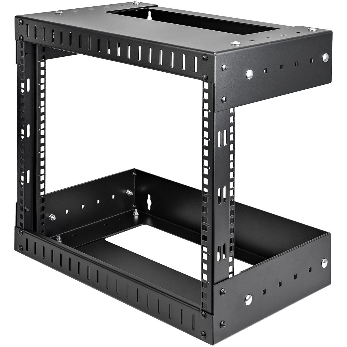 STARTECH.COM 8u Open Frame Wall Mount Equipment Rack - Adjustable Depth